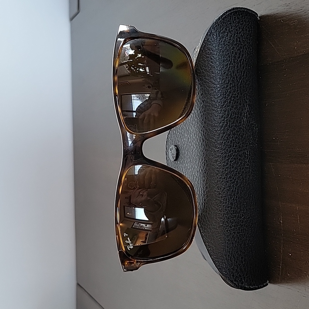 Ray Ban Tortoise/Brown Polarized Sunglasses